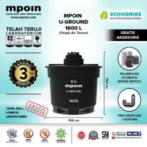 MPOIN U-GROUND 1600 L ( Tangki Tanam ) - Anti Virus & Bakteri