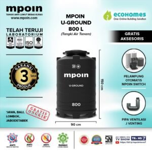 MPOIN U-GROUND 800 L ( Tangki Tanam ) - Anti Virus & Bakteri