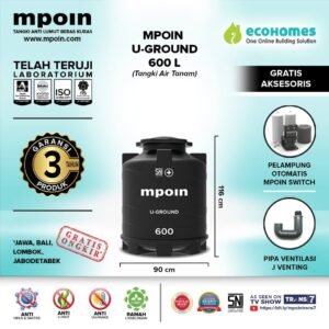 MPOIN U-GROUND 600 L ( Tangki Tanam ) - Anti Virus & Bakteri