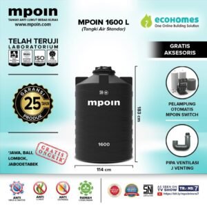 MPOIN WAVE PLUS 1600 L ( Tangki Standar ) - Anti Virus & Bakteri