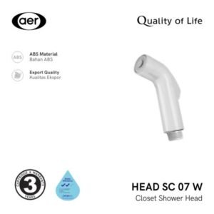 Deskripsi AER Kepala Shower Kloset / Closet Shower SC 07 W Head