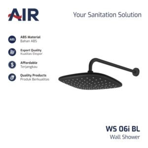 AIR Shower Tembok / Wall Shower WS 06 I BL