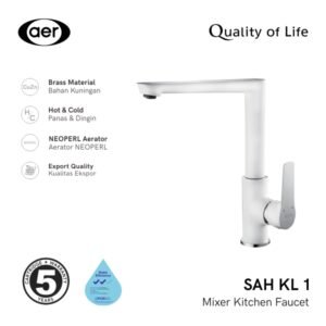 AER Kran Dapur Panas dingin-Keran Air Kuningan-Mixer Faucet SAH KL 1