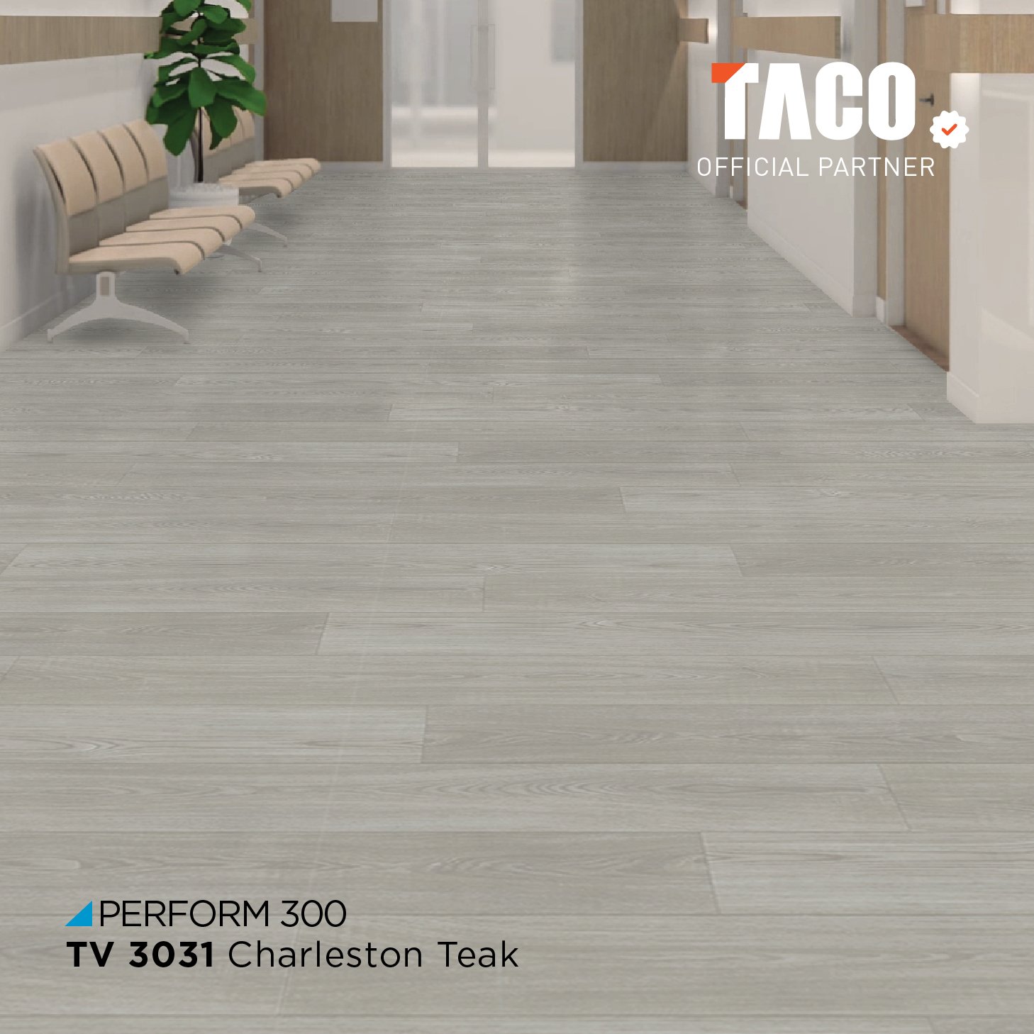 TACO Vinyl Flooring - Charleston Teak