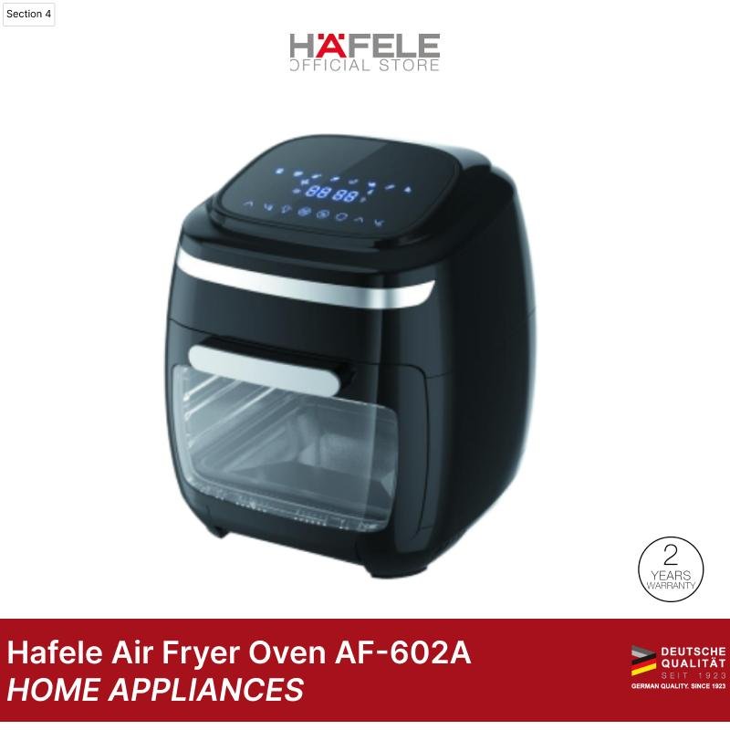 HAFELE - Harben Air Fryer Oven Multifungsi 11 L Hitam - Fry Oven dan Grill