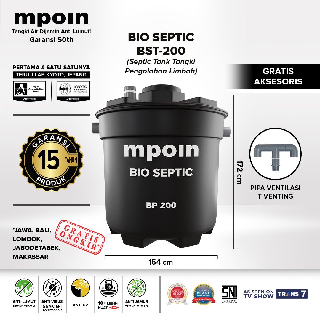 MPOIN BST 200 – Bio Septic Tank