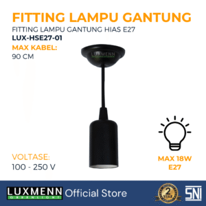 Luxmenn - Downlight Outbow Housing E27 - LUX-HSE27-01 - Black