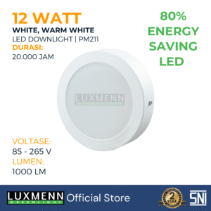 Luxmenn - Led Downlight Outbow - LUX-PM211/12W (BB&BW)