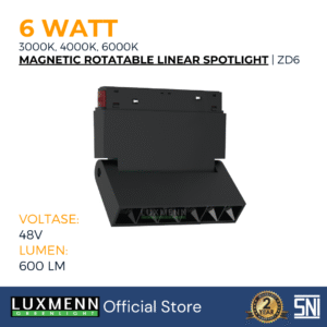 LUXMENN - LED Magnetic - LUX-ZD6/6W - White / Warm White / Cool White