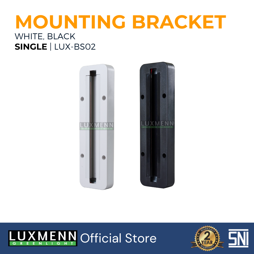 LUXMENN – LED Tracklight Accessories – LUX-BS02 (BB&BW)