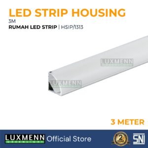 LUXMENN - LED Strip Silicone Housing - LUX-HSIP/SIL/2010/1M - 20x10mm