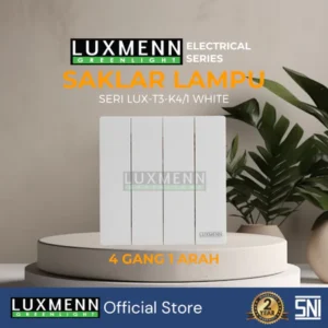 LUXMENN - T3 PC-Series Switch - LUX-T3-K4/1 - Black, Brown, Gold, Grey