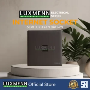LUXMENN - T3 PC-Series Telephone Socket - LUX-T3-DH - White