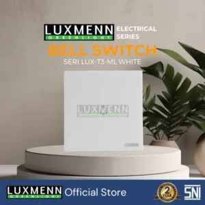 LUXMENN - T3 PC-Series Doorbell Switch - LUX-T3-ML - White