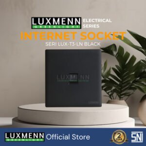LUXMENN - T3 GD-Series LAN Socket - LUX-T3-DH GD - Grey/Blue