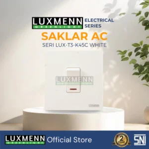 LUXMENN - T3 PC-Series AC Switch - LUX-T3-K45C - Black, Brown, Gold, Grey