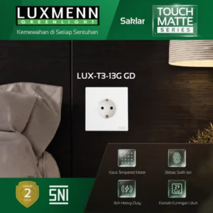 LUXMENN - T3 GD-Series Socket - LUX-T3-13G GD - White/Black