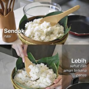 NATURA Wooden Cutlery - Centong Nasi Adiva 20.5 cm