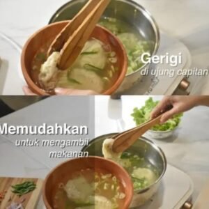 NATURA Wooden Cutlery - Penjepit Masak Mitsu 30 cm