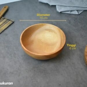 NATURA Wooden Cutlery - Mangkok Hiroshi 15 cm