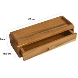 NATURA Wooden Cutlery - Kotak Peralatan Makan Resto HD07