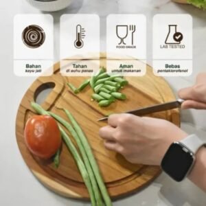 NATURA Wooden Cutlery - Talenan Bulat Molita