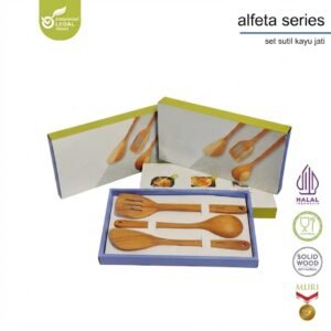 NATURA Wooden Cutlery - Hampers Set Sutil Alfeta